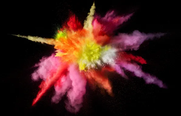 Apple, Mac os, macOS, Color Burst, 5K, Цветной взрыв