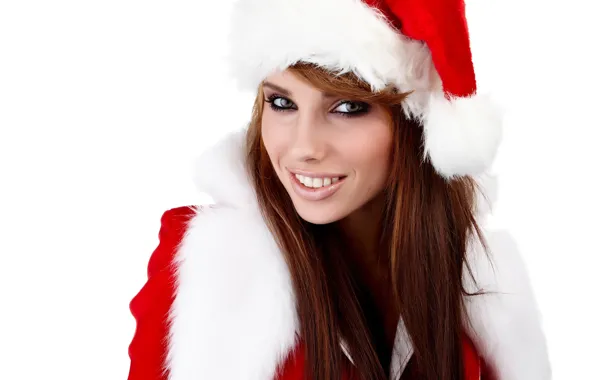 Милая, girl, красивая, new year, happy, beautiful, nice