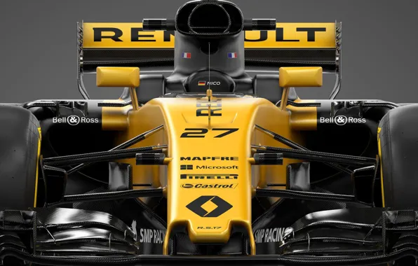 Формула 1, болид, автоспорт, 2017, Renault R.S.17