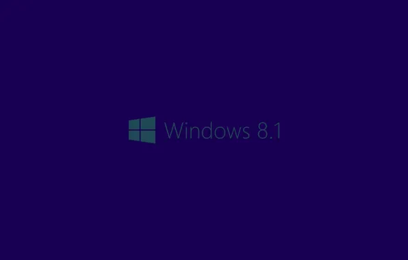 Картинка синий, фон, логотип, Windows 8.1