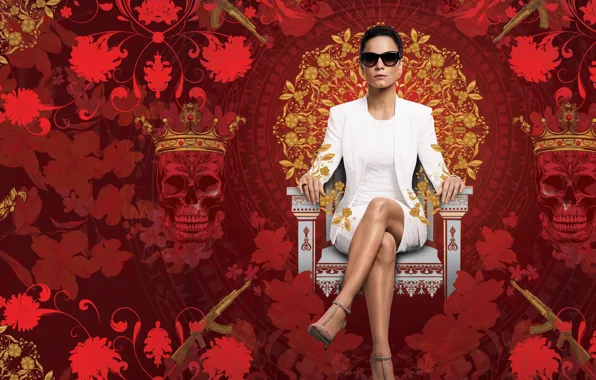 Взгляд, поза, фигура, очки, сериал, постер, Alice Braga, Алисе Брага