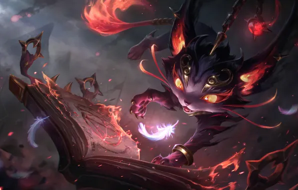 Перо, книга, game, character, колдовство, персонаж, League of Legends, LOL