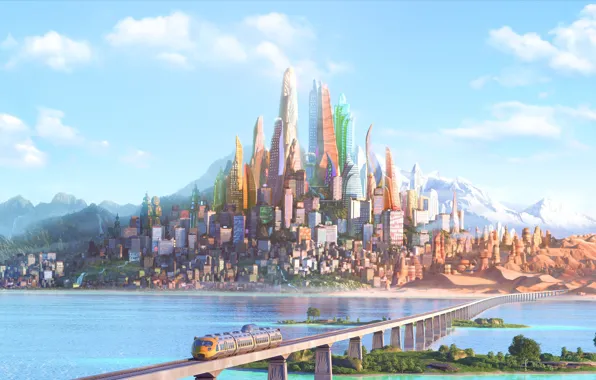 Город, Мультфильм, 2016, Zootopia, Зверополис