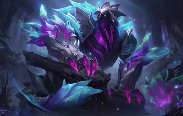 Art, League of Legends, Skin, LoL, Elderwood, Reksai