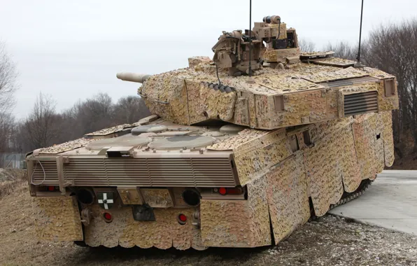 Танк, бронетехника, военная техника, Leopard 2A7+