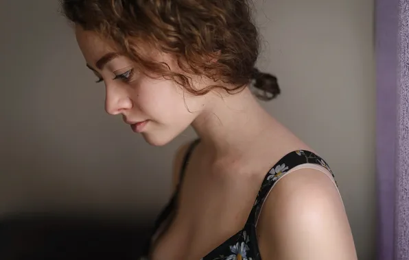 Картинка профиль, губки, локоны, Aleks Five, Катерина Беккер