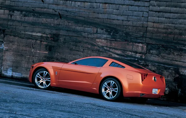 Mustang, ford, giugiaro, sport-concept, orang car