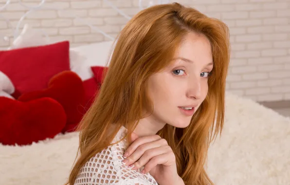 Model, Redhead, Portrait, Close Up, Michelle H, Looking At Camera