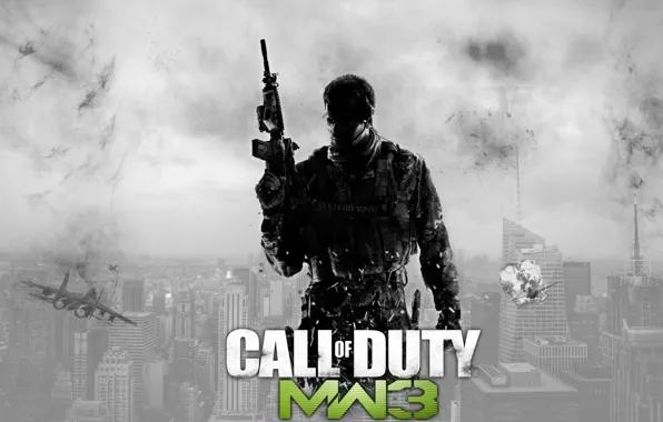 Война, Call of Duty, New York, CoD, MW3, Modern Warfare 3, fan art