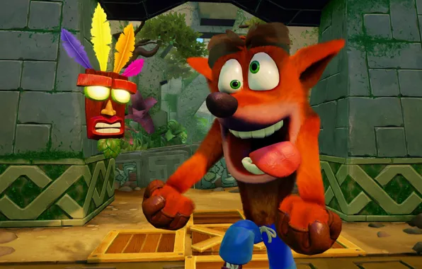 Game, vegetation, Crash Bandicoot N. Sane Trilogy, Crash Bandicoot Remastered