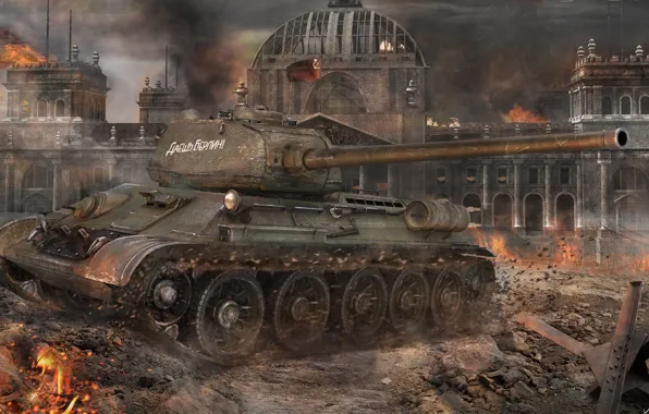 Танк, танки, WoT, Мир танков, tank, World of Tanks, tanks, Т-34-85