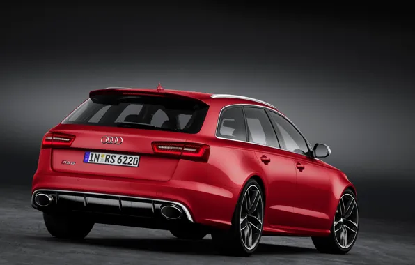 Audi, Ауди, красная машина, RS6
