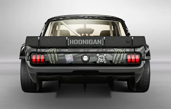 Mustang, Ford, 1965, RTR, Block, Ken, Gymkhana, Rear