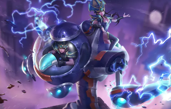 Фантастика, робот, hon, art, Heroes of Newerth, Parallax, Ion Parallax