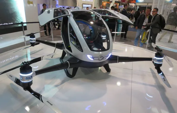 Tecnology, drone, Ehang 184, aerial vehicle