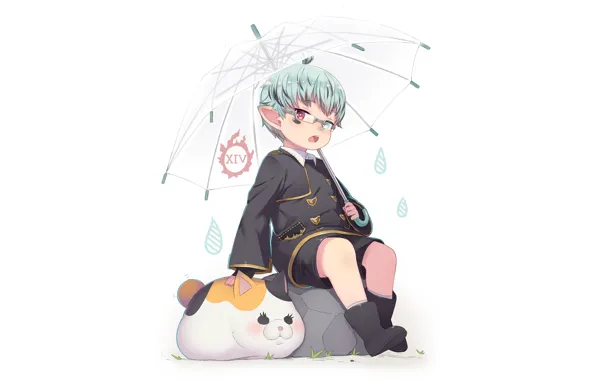 Эльф, котик, мальчик, final fantasy xiv, lalafell