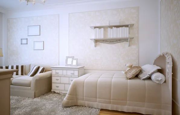 Дизайн, мебель, кровать, интерьер, детская комната, Interiors, Kids Room
