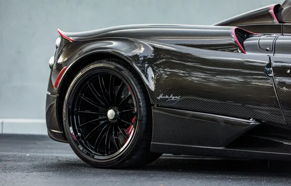 Картинка Pagani, wheel, Huayra, carbon fiber, Pagani Huayra Roadster