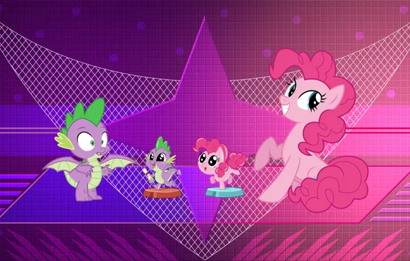 Фон, узор, пони, малыши, My Little Pony