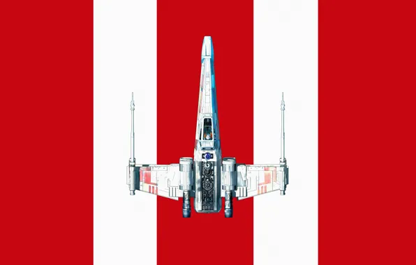 Минимализм, Star Wars, Арт, Звездные Войны, Вид сверху, Фантастика, Космический корабль, GrahamTG