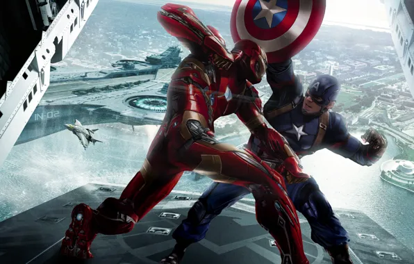 Марвел, супергерои, Captain America: Civil War, Captain America 3, первый мститель: противостояние