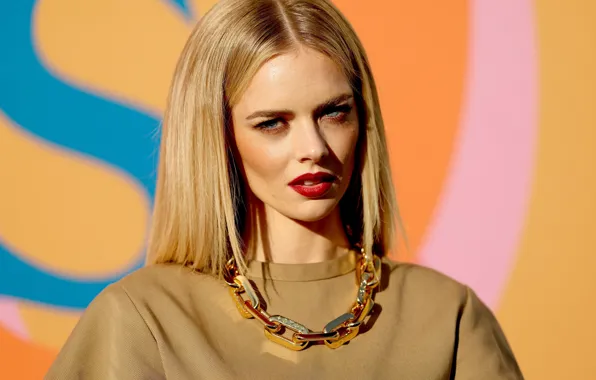 Взгляд, модель, макияж, актриса, Samara Weaving, Самара Уивинг