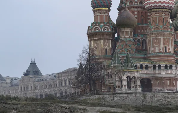 Апокалипсис, Москва, Храм, Храм Василия Блаженного, Россия, Арт, ГУМ, Alisher Mirzoev