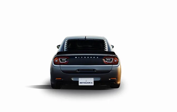 Белый фон, вид сзади, хэтчбек, Honda Civic, 2023, Mitsuoka Motor, Mitsuoka M55 Concept