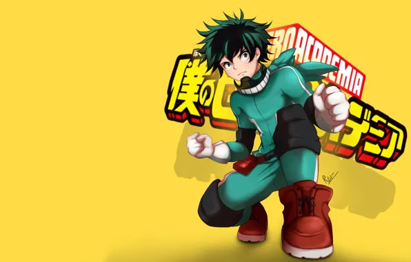 Аниме, арт, парень, Boku no Hero Academia, Моя геройская академия