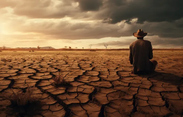 Death, drought, farmer, worry