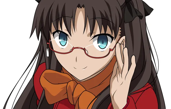 Девушка, очки, Тосака Рин, Судьба ночь схватки, Fate / Stay Night