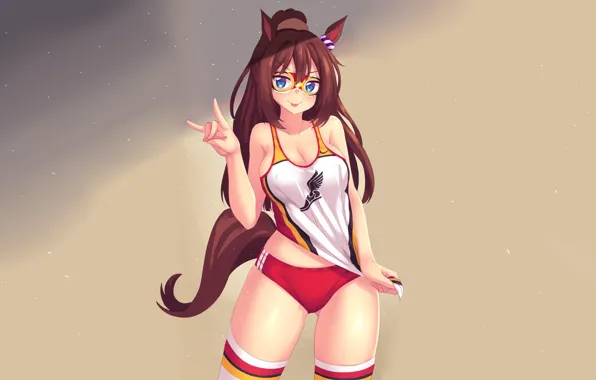 Девушка, Спорт, Фон, Uma Musume: Pretti Derby