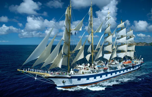 Корабль, парусный, Royal Clipper