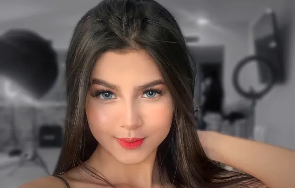 Girl, model, pretty, face, brunette, look, pose, portrait