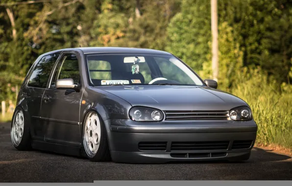 Volkswagen, turbo, wheels, гольф, golf, tuning, coupe, front