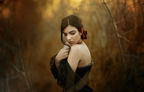 Девушка, портрет, Iris Tortajada