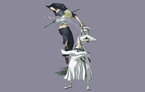Аниме, арт, Bleach, Блич, Ичиго, Улькиорра