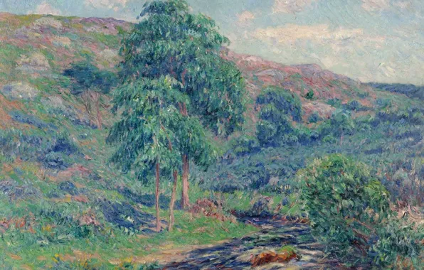 Пейзаж, картина, Анри Море, Henry Moret, The Mounts of Arree the Dour-Du