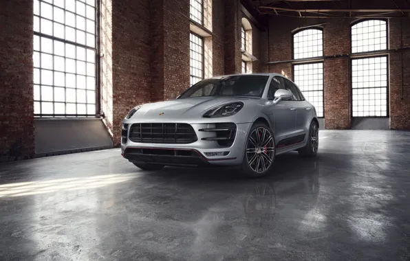 Картинка серый, окна, Porsche, помещение, Macan Turbo, Exclusive Performance Edition