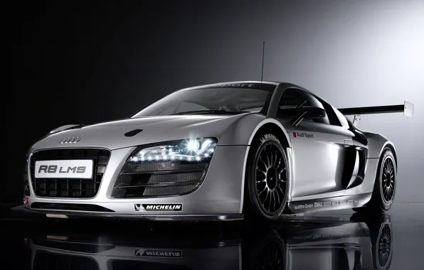 Купе, автоспорт, спортивный автомобиль, Audi R8 LMS, среднемоторный полноприводный