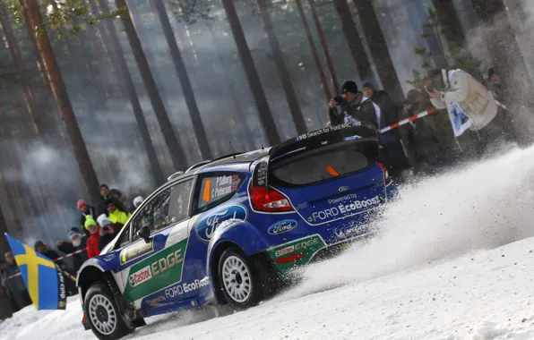 Снег, 2012, Швеция, ford, Sweden, rally, ралли, wrc