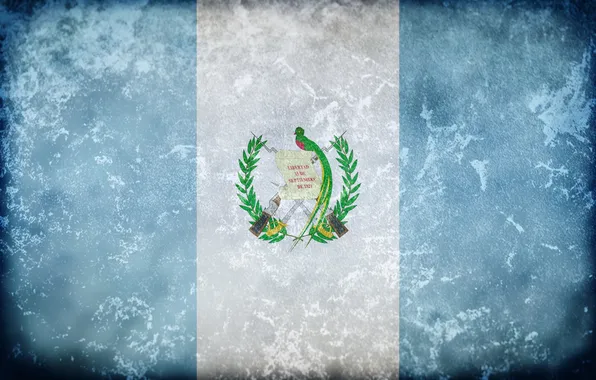 Картинка флаг, герб, Гватемала, Кетцаль