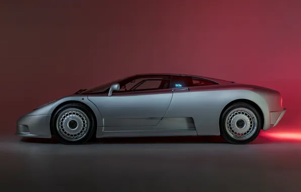 Bugatti, суперкар, вид сбоку, Bugatti EB110 GT, EB 110