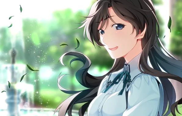 Девушка, фон, аниме, Grisaia: Phantom Trigger