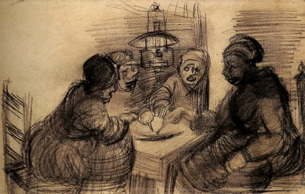 Винсент ван Гог, Sharing a Meal, Four People