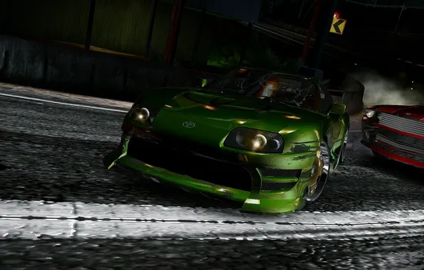 Гонка, supra, NFS, Carbon, toyota, Need For Greed