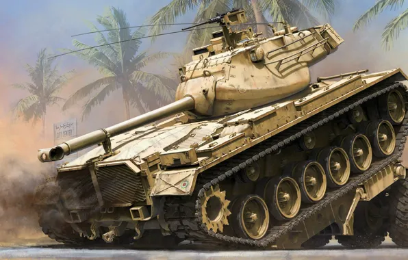США, средний танк, M47, Patton II, модернизированный вариант танка М46