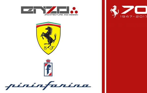 Знак, эмблема, Ferrari expo stand concept