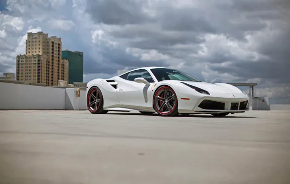 Картинка City, Ferrari, GTB, Wheels, HRE, 488