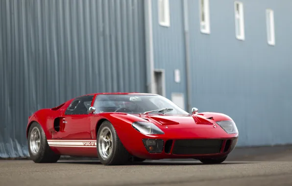 Картинка Ford, red, 1966, GT40